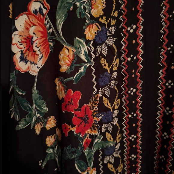 NWT-Gypsy Love Kimono Top Patchwork Floral Open Front Hippie Boho Size Small - Picture 7 of 9